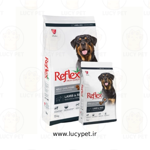 غذای خشک سگ بالغ رفلکس طعم بره و برنج