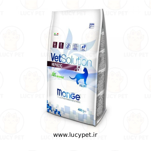 غذا خشک گربه بالغ هپاتیک مونژه 400 گرم